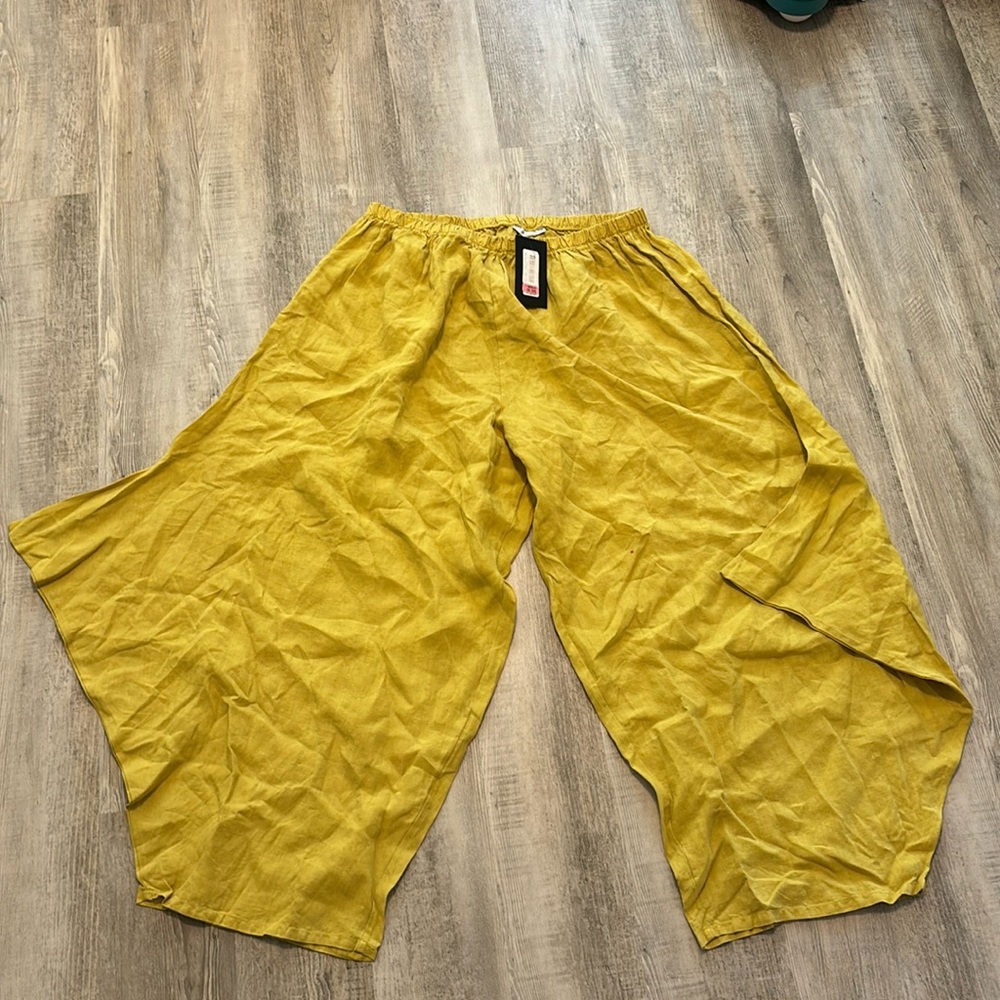 Bryn Walker pants. New with tags. Green linen pants